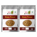 90's MILL Nagpur Kadale hittoo pygmy nuts | Classic Spicy Coated Peanuts | Tasty Peanut | Tasty Spicy Besan Coated Peanuts Masala Namkeen Snacks | Fried in Groundnut Oil Nut Cracker-1Kg*2Pack