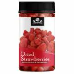 NATURE YARD Dried Strawberries - Dehydrated Candied Strawberry dry fruit - 250 gm