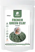 Amazercare French Green Clay Powder | Face Pack For Glowing Skin, Revitalizing & Rejuvenating (200Gm ) 100% Natural Face Pack for Acne / Oily Skin
