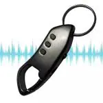 SAFETY NET, SPY CAMERA Mini Audio Recorder Voice Activated Listening Device 12 Hour Recode Keychain MP3 with Inbuilt 32GB SD Card