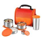 Cello Leak Proof Orange Plastic Lunch Box - 50 ml