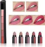 Lara Kossler Multicolor 5 in1 Matte Finish Nude Shade Lipstick - 7.5 ml