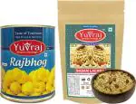 Yuvraj Rajbhog 1 kg and Badam Lachha 400 gn Snacks    Combo Pack