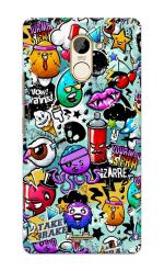 Tweakymod Printed Octupus Doodles Back Cover for INFINIX HOT 4, INFINIX HOT 4 PRO