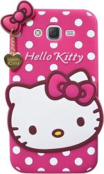 Mbcase Samsung Galaxy J5 - 6 Pink Rubber Grip Case Back Cover