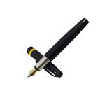 Auteur Black Brass Blue Ink Fountain Pen