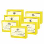 Khadi Natural Haldi Chandan Soap 125G - Skin Brightening and Radiance-Enhancing Herbal Soap - Natural Bath and Body Care (Haldi Chandan, Pack 7)