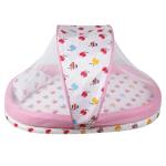 Kiddie Fun Baby Mattress with Mosquito Net and Bumper Guard 70x45x45 Cm