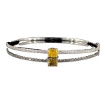 NILKANTH DIAM YELLOW COLOR LAB GROWN DIAMOND BRACELET