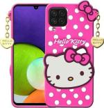 Aviaaz Samsung Galaxy M32 4G Hello Kitty Pink Silicon Back Cover