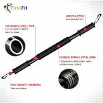 FirstFit Python Power Twister Bar | Upper Body Exercise for Chest, Shoulder, Forearm, Bicep and Arm Strengthening - Size (60 x 3.5 x 3.5 cm)