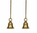 Kartique Home Decor Wall Hanging Bells - 45 x 45 x 70 mm (set of 2)