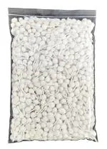 PUJAHOME Premium Quality Phool Batti Round Cotton Wicks for Puja with Kesar Tip | Diya Batti for Pooja | Handmade Cotton Wicks | GOL Diya Batti (Pack of-1500)