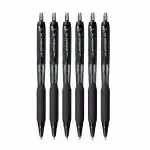 Uni-ball SXN 101 Jetstream Ball Pens, 0.7mm Tip, Black ink , Pack of 6