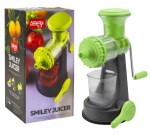 Slings (SMILEY) Hand Juicer, Fruits & Vegetable Juicer With Steel Handle (Green & Grey)