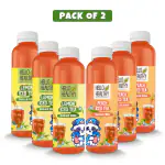 Hello Healthy Sugar Free Peach & Lemon Flavour Iced Tea Pack of 6 Bottles (250 ML Each) | Summer Drink | Instant Ice Tea | Ready to Drink | Instant Drink | Refreshing Drink