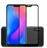 VILLA Tempered Glass for REDMI 6 PRO| Screen Protector Full HD Quality Edge to Edge Tempered Glass for REDMI 6 PRO (Black)