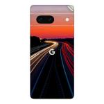 GADGETSWRAP Printed Vinyl Skin Sticker for Google Pixel 7 - light pink roses bokeh