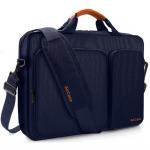 AirCase Blue Nylon Messenger Laptop Bag Sleeve with 2 MultiUtility Pockets for 15.6 inch Laptop