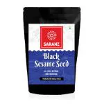 SARANZ Black Sesame Seed Kali Til Gingelly Seeds Natural and Hand Picked Premium Artisanal Spices with Rich & Strong Flavour 500 Grams