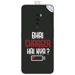 GADGETSWRAP Printed Vinyl Skin Sticker for Oppo Reno 2Z - charger-hai-kya