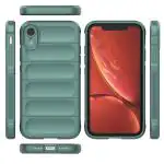 Casotec Back Cover for Apple iPhone XR | Full Camera Protection | Liquid Silicon Case | Flexible Bumper Case for Apple iPhone XR (Green)