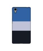 Casotec Three Colour Straps Design 3D Printed Hard Back Case Cover for Vivo Y51L