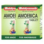 Baidyanath Amoebica I Ayurvedic Diarrhea Medicine, 25 tablets (pack of 2)
