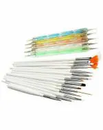 NICZICO Nail Art Design Dotting Painting Brush Pen Tools Set Kit (Pack of 20)