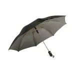 Citizen Umbrella for Men & Women, 2 Fold Auto Open, 8 Aluminium Ribs, UV Coated 190T Fabric, Windproof, Lightweight, Durable with Silver Coating, 21 Inch, Black