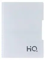 Navneet HQ| Five Subject Notebook White| Wiro Bound| Single Line Notebook| A5 Size - 21 cm x 14.8 cm| 300 Pages