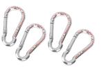 FITCOZI Silver Stainless Steel Durable and Long Lasting Gym Machine S Locks (pack of 20)