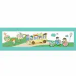 Safe-o-kid Bed Rail Guard For Baby Fit-All, Adjustable/Portable, One-Hand Operate, Up & Down Falling Protector Bed Rails For Kids, 6Ft, Green Pack of 3