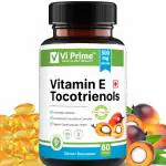 Vitamin E Tocotrienols | 60 Soft Gels 500 mg | 100% tocotrienols extracted from palm | Tocomin SupraBio | Antioxidant | vitamin e tocotrienols 400mg | Cardiovascular Health | VI Prime Health and Beauty - Vitamin e capsules for Skin and Hair