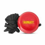 SUNLEY PVC Hanging Cricket Ball | Synthetic Practice Cricket Ball with Rope