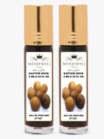 Menjewell Pack Of 2PC Attar(Kasturi Musk 18ML) Floral Attar (Musk)