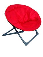 DANDLES Baby Foldable Comfortable Cushioned Moon Chair for Kids Metal Chair
