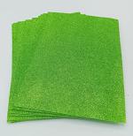 GOLD LEAF Glitter EVA Foam Sheets For Art And Crafts Foam Sheet(Pack OF 10 Sheets) (Parrot Green)