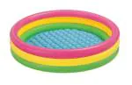 Intex Sunset Glow Baby Pool 3ft for Babies Bath , Fun and Play In Water in 3 Ring Multicolor 86 cm X 25 cm