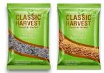 Classic Harvest Organic Multigrain ( 1Kg) & Plain Daliya (1Kg ) Combo ( Pack of 4 , 500g Each ) Broken Wheat (2000 g, Pack of 4)