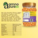 AMNO PURE Natural Sugar Cane Jaggery Soft Pearls | Cholestrol free, Fat free, Ayurvedic & 100% Natural -500G Pet Jar