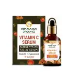 Himalayan Organics Vitamin C Serum for Face Capture Youth with Hyaluronic Acid and Vitamin E - Brightening & Night Skin Repair, 30 ml