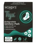 Women's Theory Biodegradable Sanitary pad| 240mm regular size| heavy flow & sensitive skin - 32 pads