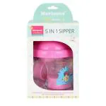 Morisons Baby Dreams Pink Polypropylene 5 in 1 Sipper