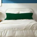 THE WOOD WHITE Soft Microfiber Hug Pillow for Sleeping 18 x 54 inch, Full Body Pillow, Long Pillow for Bed, Pregnancy Pillow for Sleeping, Large Pillow. Dark Green