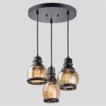 Shri Girraj Ji Black Ceiling Lamp