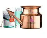 OREAYU Copper Neti Yoga and Ayurveda Jala Neti Pot for Sinus, Nose Irrigation and Cleaning (250 ml)