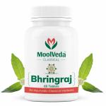 Moolveda Bhringraj Tablets | Use For Hair and Scalp Support | 60 Veg Tablets