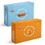 Lal Sweets Combo Pack of Dharwad Peda 400g & Motichur Laddoo 400g || Made with Cow Ghee || Mawa || Bundi laddu || Indian Sweets