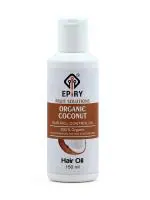 EPiRY Coconut Organic Hair Oil for hair growth with Onion & Redensyl for Hair Fall Control - 150ml (Pack Of 1)